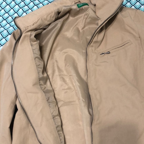 Zip Up Khaki Jacket - Picture 3 of 3